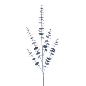Metallic Eucalyptus Spray 90cm Blue-0