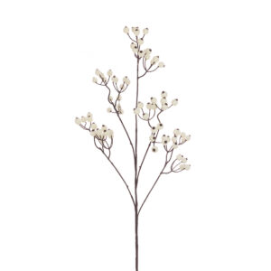 Berry Spray 81cm White-0