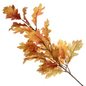 Oak Leaf Spray - Orange (73cm long)-0