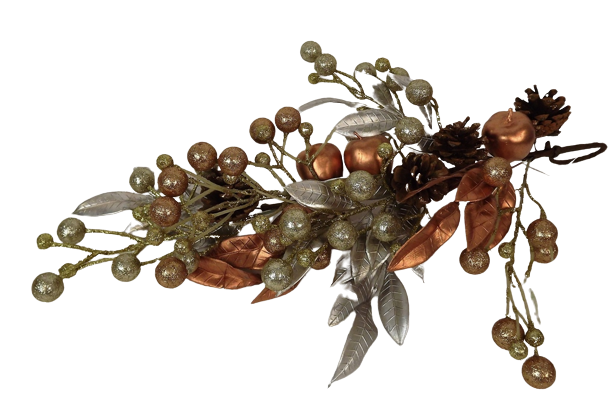 Champagne Pinecone/Apple Teardrop 60cm-0