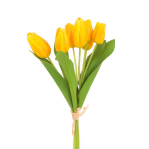 Fresh Touch PU Tulip Bundle x7 Yellow-0