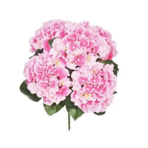 43cm Pink Hydrangea Bush-0