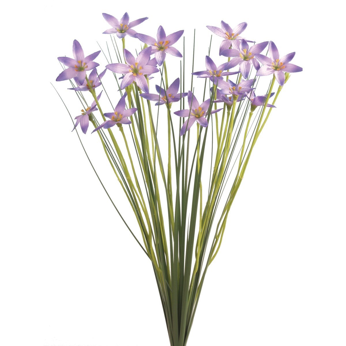 Star Flower W/Grass Purple 45cm-0