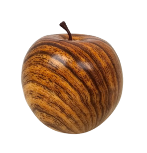 Wood Effect Apple Hanger 8cm-0