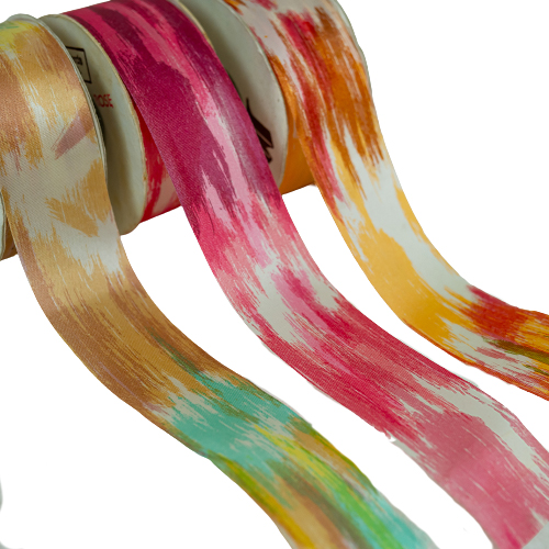 38mm x 25yds Red Sky At Night Ribbon-25118