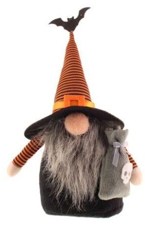 19cm Fabric Sitting Halloween Gonk Orange (N50651)-0
