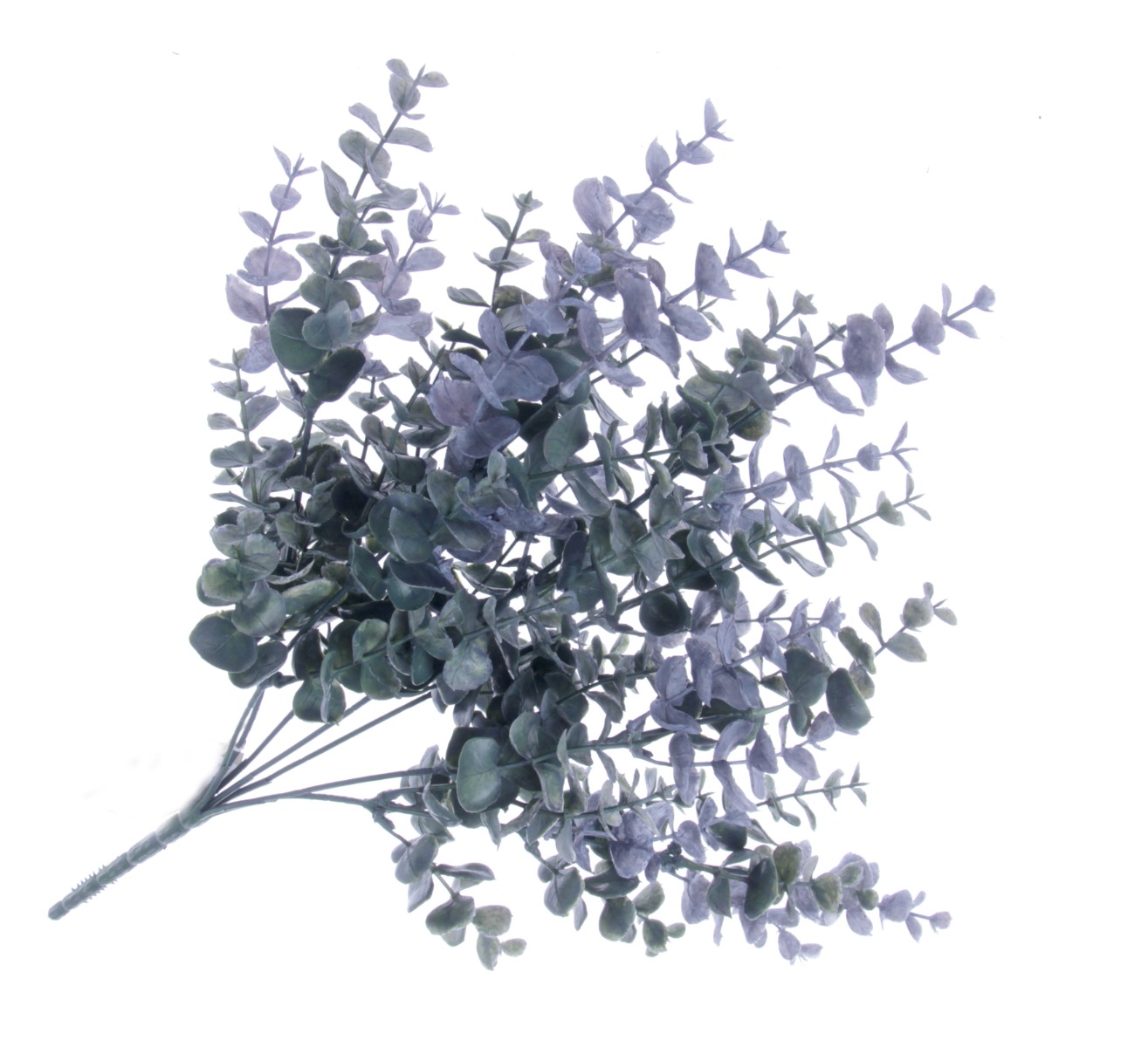 Artificial Eucalyptus Bush - Blue/Green (7 stems, 46cm long)-0