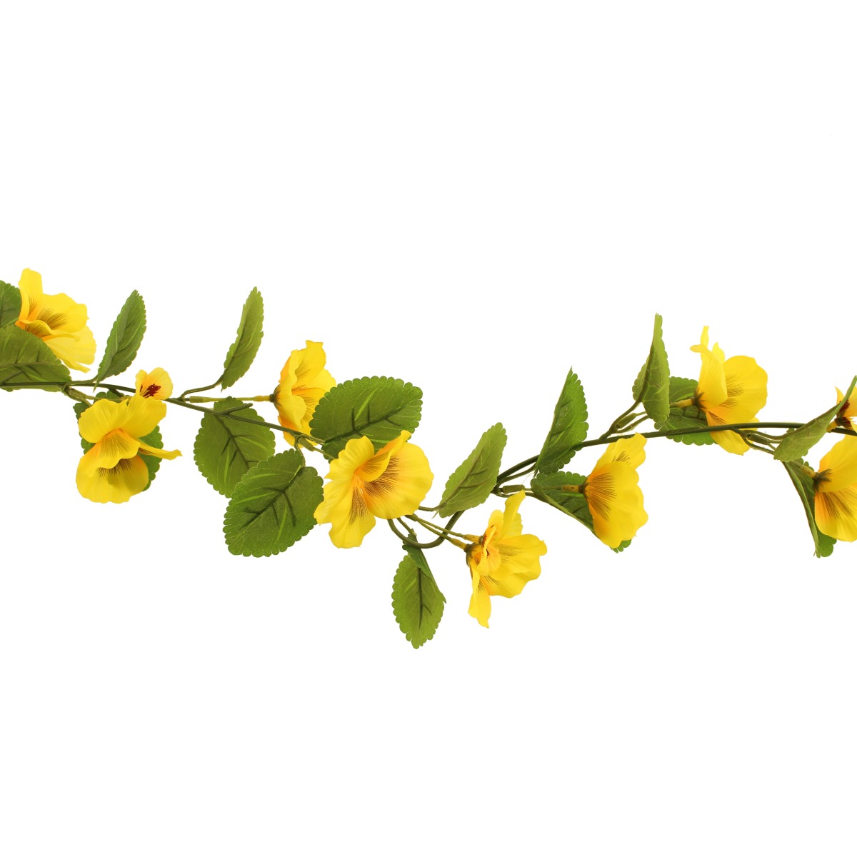 150cm Pansy Garland Yellow-0