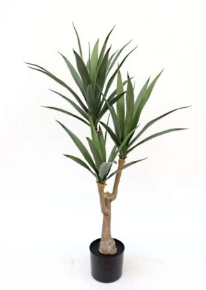 Artificial Yucca Tree In Pot 118cm UV Protected-0