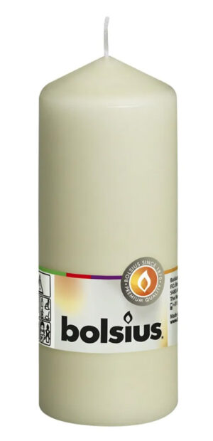 Bolsius Pillar Candle Ivory 150 x 58mm-0