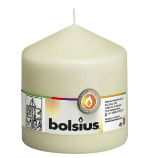 Bolsius Pillar Candle Ivory 100 x 98mm-0