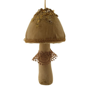 13cm Velvet Mushroom Cream-0
