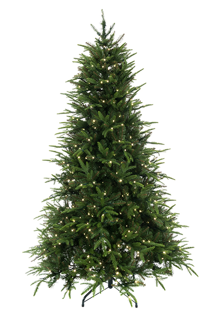 English Pine Artificial Christmas Tree 7' (No Lights)-0