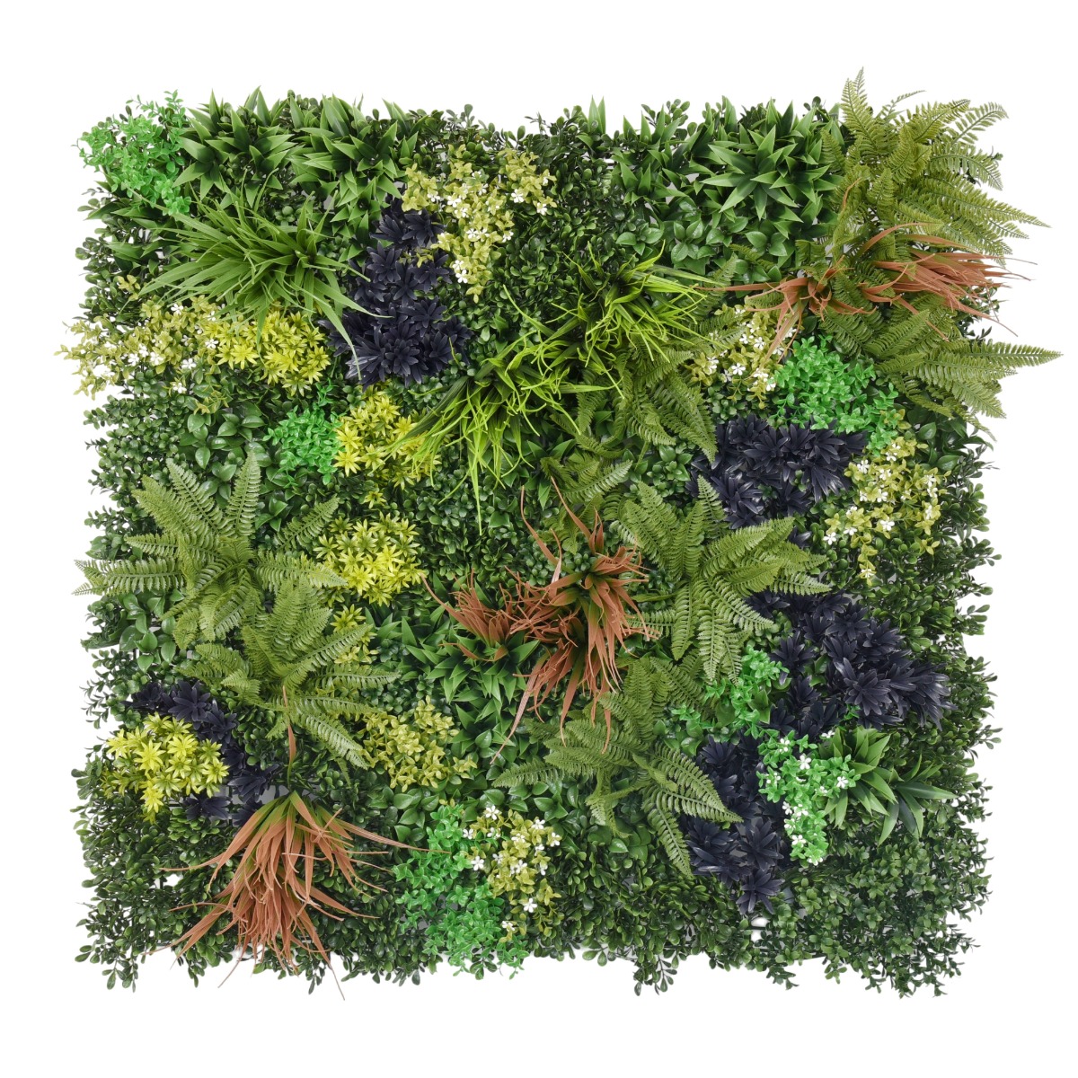 Plastic Foliage Tile - Green/Brown 1mtr x 1mtr-0