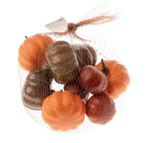 Assorted Pumpkins - Orange & Brown x 9-0