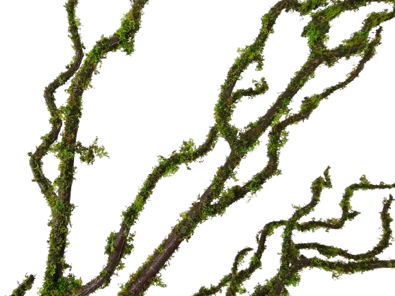 Mossed Willow Spray - Natural 90cm-26701