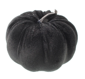 Velvet Pumpkin Black 8cm-0