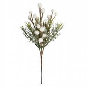 White Berry Pick 22cm-0