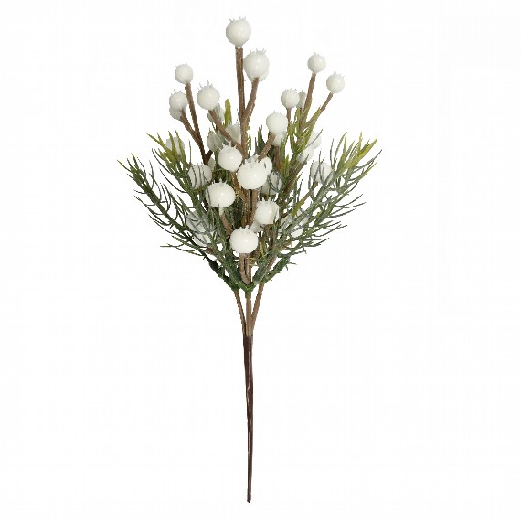 White Berry Pick 22cm-0