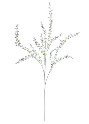 Glittered Pine Cone Spray 120cm-0