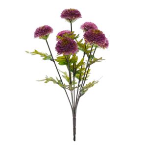 45cm Ball Chrysanthemum Bush Purple