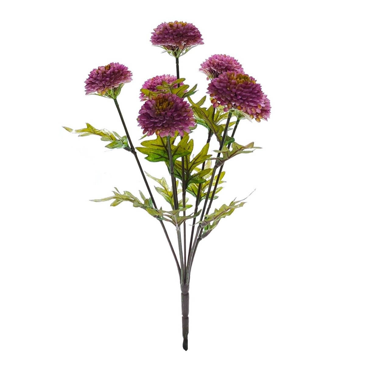 45cm Ball Chrysanthemum Bush Purple