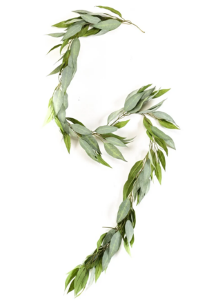 Eucalyptus Leaves Garland Green/Grey 180cm-0