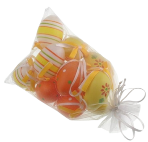 Assorted Decorated Eggs 6.5cm x 12-0