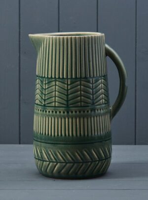 Green Ceramic Jug (26.5cm)