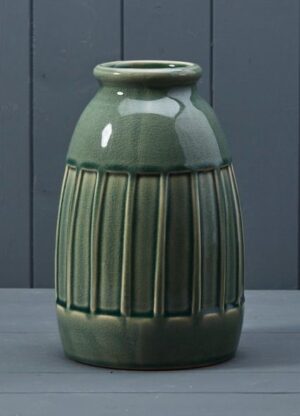 Green Ceramic Vase (24.5cm)