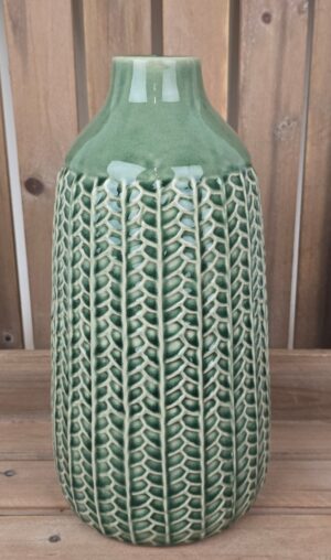 Green Ceramic Vase (28.5cm)