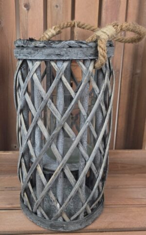 Grey Washed Lantern (50cm)