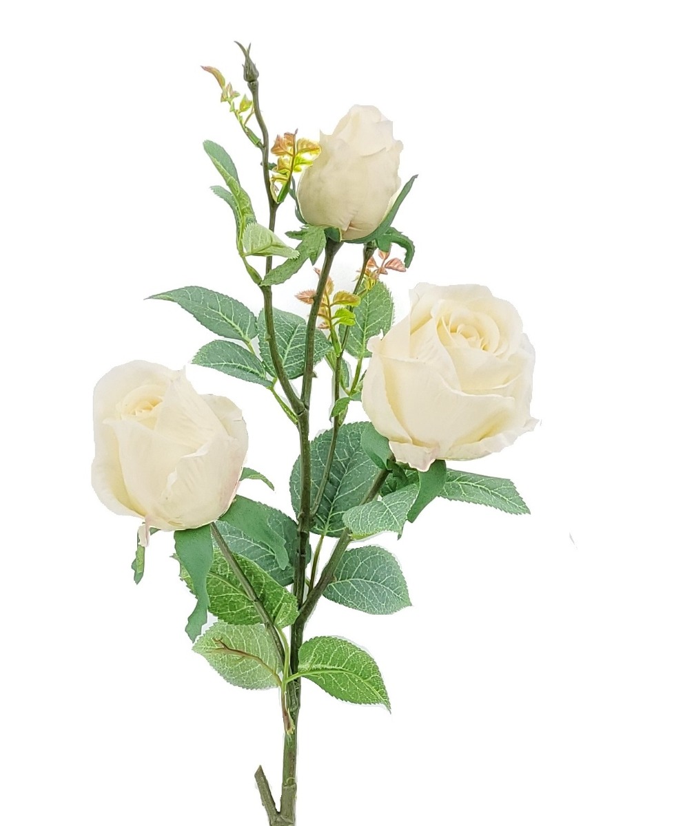 80cm Ivory Rosebud Stem-26869