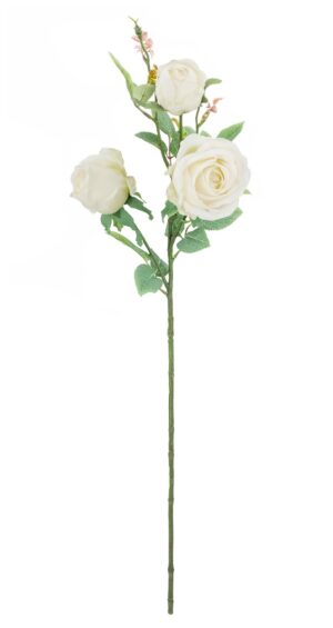 80cm Cream Rosebud Stem-0