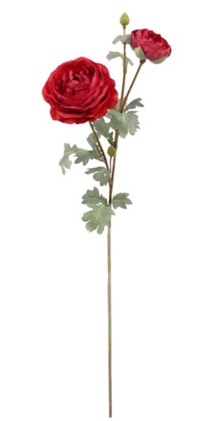 72cm Red Peony Stem-0
