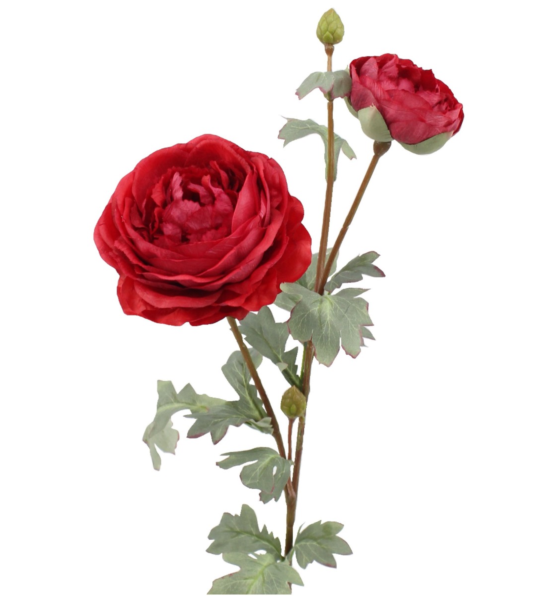 72cm Red Peony Stem-26897