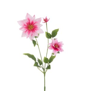 Artificial Clematis 90cm Pink