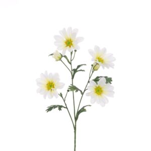 ECO Gazania Daisy Spray 66cm White-0