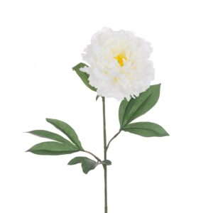 ECO Peony Stem 80cm White-0