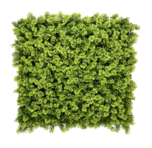 Plastic Artificial Mossed Tile - Green 1mtr x 1mtr