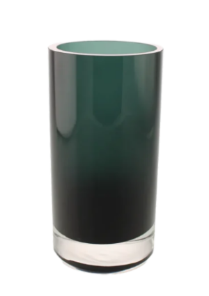 24.5cm 50% Recycled Glass Cylinder Smokey-0