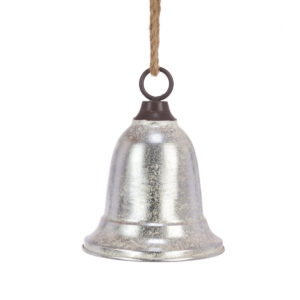 METAL Bell Hanger 20cm Silver-0