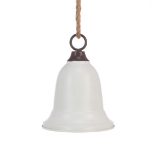METAL Bell Hanger 20cm White-0