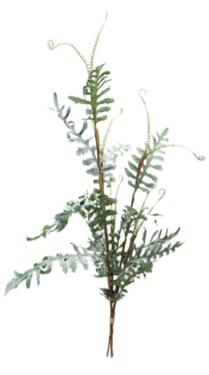 Artificial Dry Fern Bundle - Green 120cm-0
