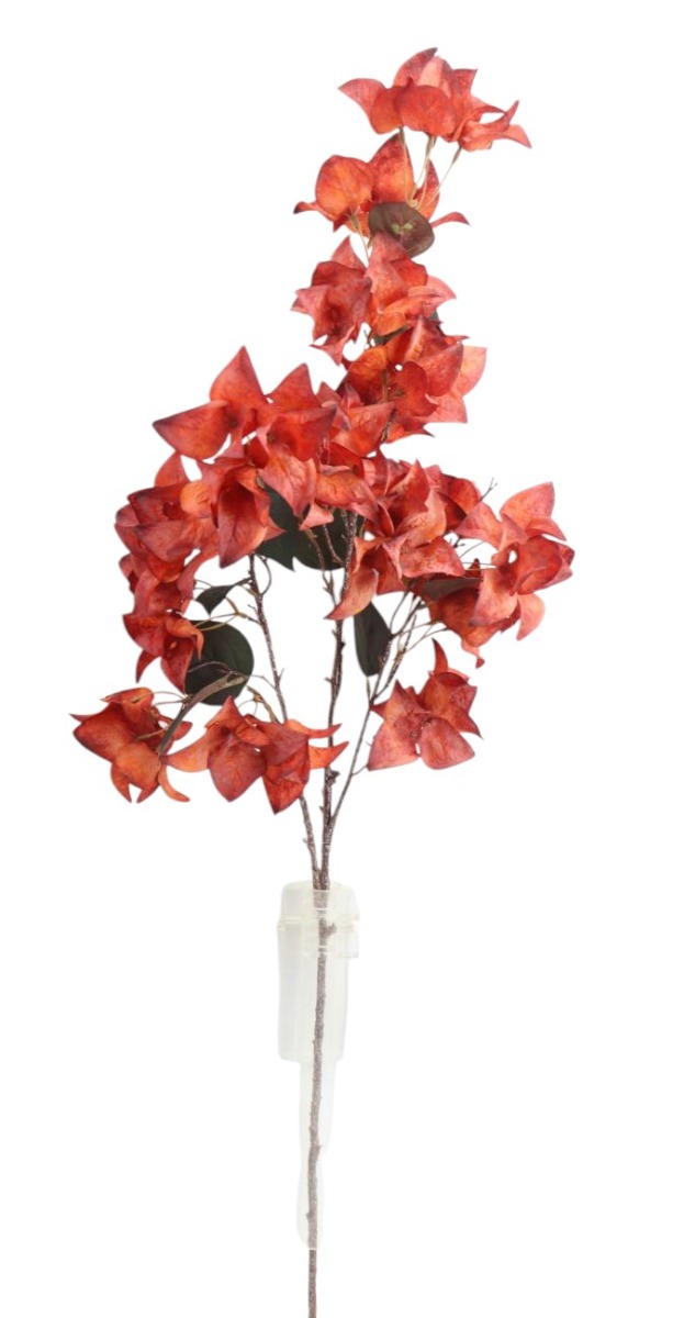 Dry Look Bougainvillea Spray - Orange (108cm long)-0