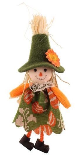 20cm Fabric Scarecrow Hanger Green (N50654)-0