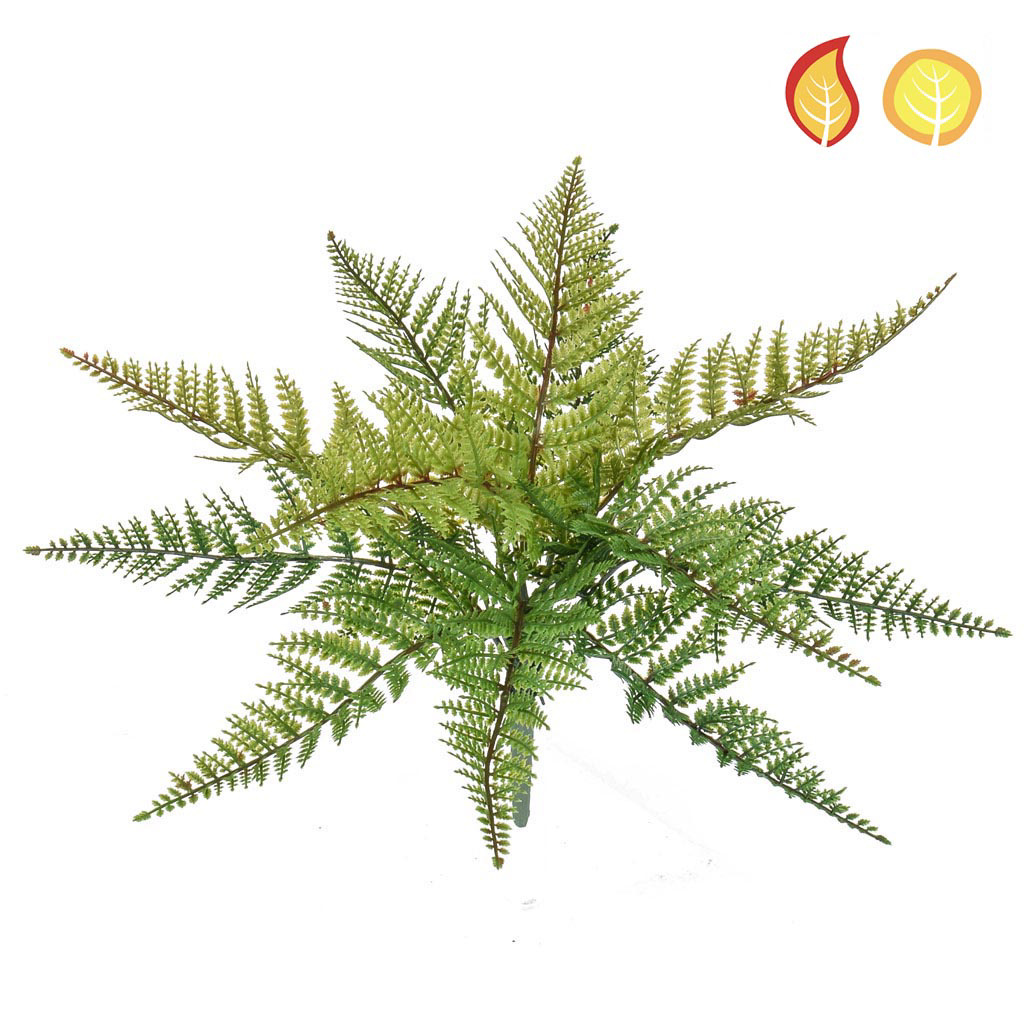 Plants Base Fern Leather SF 36cm UV & FR-0