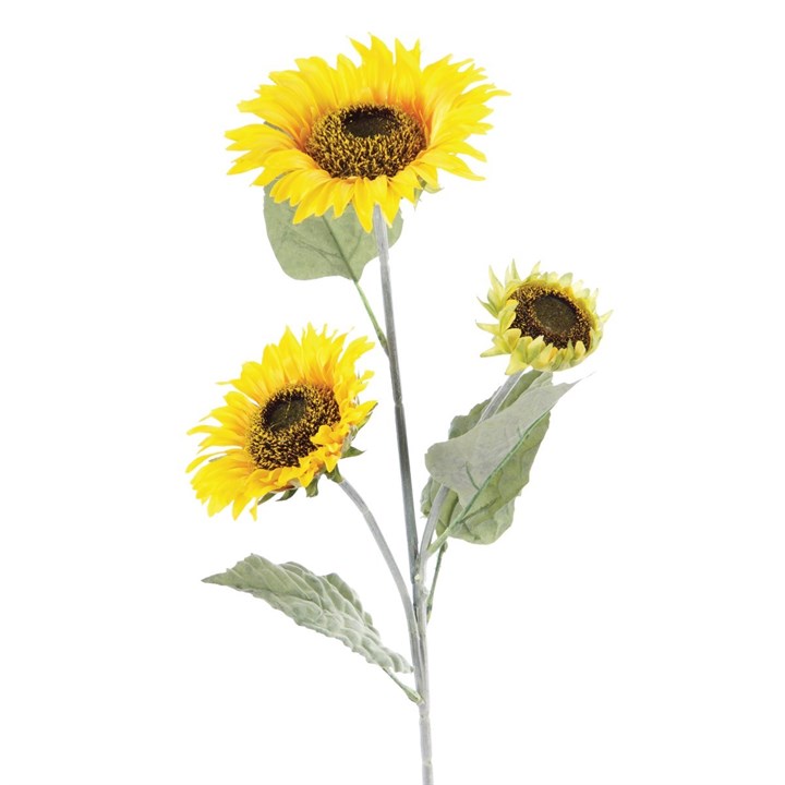 Sunflower Spray 92cm-0