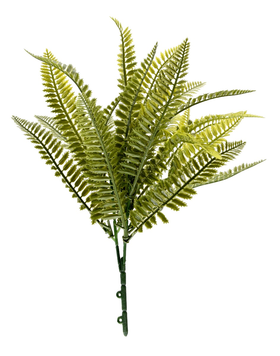 Artificial Fern Bush Green UV Protected 30cm-0