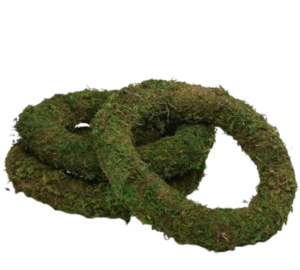 30cm (12") Green Moss Wreath Ring